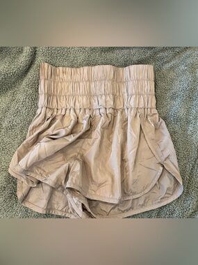 Free People FP Movement "The Way Home" Shorts shiny workout athleisure